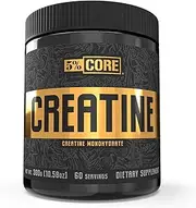 5% Nutrition Core Creatine | Micronized Creatine Monohydrate Powder | 5G, 5000mg, 60 Servings (Unflavored)