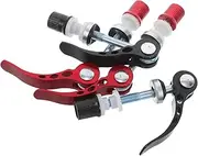 Kisangel 4pcs Seatpost Quick Release Clamp Lightweight Bike Seatpost Lock for Mountain and Folding Stylish Design Multibike Compatibility Fit