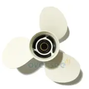663-45952-02-EL Aluminum Propeller Size 11 3/8x12 for Yamaha 40HP 50HP Outboard