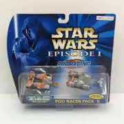 Galoob 1998 Star Wars Episode 1 Micro Machines Pod Racer Pack II First Edition