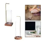 Incense Holder for Sticks, Backflow Burner Holder with Glass Ash Collector,