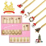 Steel Xmas Gifts Dinner Forks Table Ornament Coffee Spoon Set Tableware
