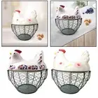 Chicken Egg Basket Metal Wire Chicken Egg Holder for Fruit Pantry Vegetable