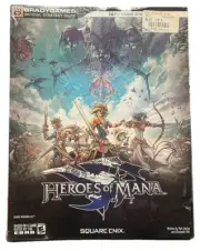 Nintendo DS: HEROES OF MANA Square Enix Bradygames Strategy Guide Book NEW