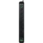 JACKSON RAP6 Raptor 6 Way Surge Protected Powerboard 30W Pd USB-C 30W Qc USB-a