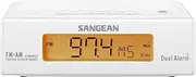 Sangean RCR5 AM/FM Clock Radio, White