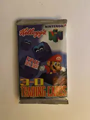 Kellogg's 1996 Nintendo 64 3-D Mario Bros. (1) pkg of 5 cards sealed