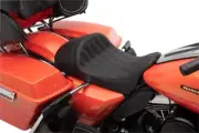 Diamond Vinyl EZ-On Solo Seat Black Low & Forward Drag Specialties 0801-1252
