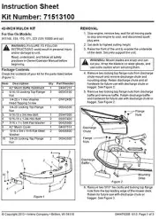 Genuine Ariens Zoom 42 Zero Turn Mower Mulch Kit Part# 71513100