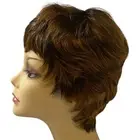 CARRIE Everyday Razor Boy Cut Pixie Wig P4/27/30 Brown Blonde Synthetic NWT
