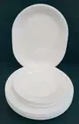 New 18-pc Corelle Vitrelle DINNERWARE SET Embossed White Platters Plates