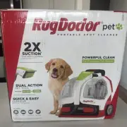 NEW Rug Doctor Pet Portable Spot Cleaner 2X Suction Power Lightweight Pet Carpet