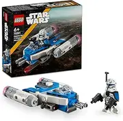 LEGO Star Wars Captain Rex Y-Wing Microfighter Building Toy for 6+ Year Old Boys & Girls, Collectible The Clone Wars Starship Vehicle Set with a Character Minifigure, Buildable Kids' Toys 75391