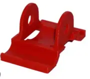 Minelab Equinox 11" Coil stiffener / yoke red