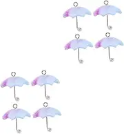 [Tofficu] Jewelry Accessories d Mini Umbrella Pendant Earrings Trendy DIY Pendant Creative Eardrops Accessories Mini Umbrella Earrings Umbrella Charms Pendant Mini Decor Blue