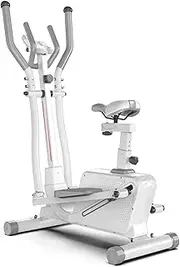 Magnetic Elliptical Machine Spinning Bike,Cross Elliptical Trainer and Exercise Bike 3 in 1 Cardio Home Office Fitness Workout Machine Portable