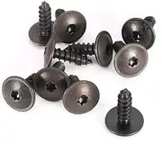 10Pcs/Set Engine Cover Undertray Splashguard Wheel Arch Torx Screw Metal for VW