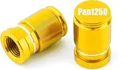 Tire Valve Stem Caps Valve Cap for Har&Ley for Davidson for Pan for America 1250 PAN1250 Motorcycle Wheel Tire Valve Port Stem Cover Cap(Gold)