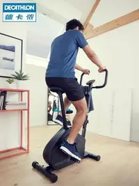 在飛比找Yahoo!奇摩拍賣優惠-下殺 迪卡儂 動感單車家用健身自行車室內靜音健身器械健身車F