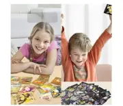 Playing Poke Cards l 55 PCS Black Foil Card Assorted Cards Black.