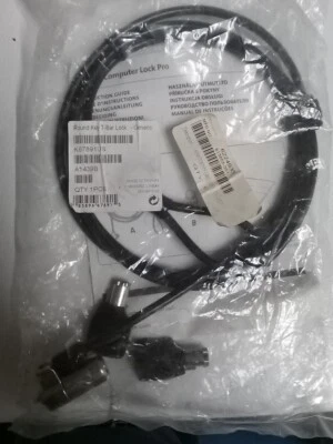 Kensintong K67891US Laptop Computer Lock Pro Round Key T-Bar Lock ' ~ NEW