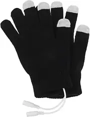 [ibasenice] Stay Warm Electric Gloves Touch Screen Mittens for Winter Sports Daily Use