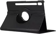 Rotating Case for Samsung Galaxy Tab S9 Ultra 14.6 inch [SM-X910/X916B/X918U] 360° Rotating Swiveling Stand with Auto Wake/Sleep Smart PU Leather Hard Back Cover,Black