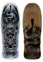 Santa Cruz Skateboard Deck Primordial Winkowski Old School Shaped 10.35