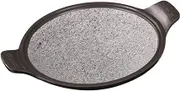 Ｂｅｓｇａ Korean Stone Pot Dolsot Bibimbap Bowl Kitchen Utensil Serving Bowl Reusable Cooking Pot Frying Pot for Stews Rice Bibimbap, 35cmx9.6cm