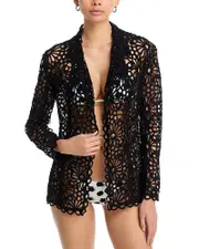 Norma Kamali Swim Cover-Up Jacket