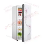 YZR揚子電氣新款小冰箱家用小型出租房雙門冷凍冷藏宿舍一級節能PRINT0602