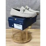 Cole Haan Wyatt Bit Men’s Sesame Driver Loafer Nubuck Size 11 New!