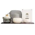 Portable Ceramic Tea Set for Travel-Includes 1 Teapot, 2 Cups and Carrying7036