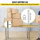 Heavy Duty 36 Inch Hairpin Table Legs Set of 4 DIY Furniture Legs Modern Style