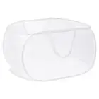 Mesh Laundry Hamper, Collapsible Laundry Baskets Laundry Bag, White