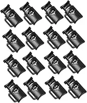 PERSELOSO 50pcs Elastic Cord Lock Spring Stopper Single Toggle Buckle Fastener for Durable Design for Camping Outdoor Gear and Luggage Management