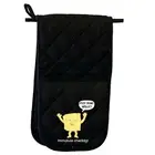 Immature Chedder - Novelty Double Mitt Oven Gloves Double Kitchen Chef BBQ Mitts
