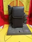Leather Cell Phone Holster Pouch Wallet Case Belt Clip Horizontal Carrying Cover