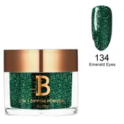 Billionaire SNS Gelish Dip Dipping Acrylic Nail Powder 134 Emerald Eyes 56g