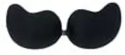 [Generic] Womens Self Adhesive Nude Black Push Up Strapless Bra Winged Chicken Fillets