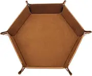 ,Portable Dice Tray and Board Game Storage Bowl, Dice Holder Storage Box | Dice Holder and Rolling Mat Dice Holder for Friends, Family, Birthday, Christmas