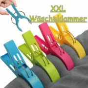 Sunbed Beach Towel Clips X16 Large Clamps Pegs Heavy Laundry Clothes*