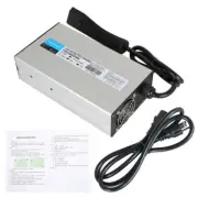 48V 15A Battery Charger w/ RXV Plug and LED For Club Car EzGo Yamaha Golf Cart