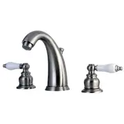 Kingston Brass KB98.PL Victorian 1.2 GPM Widespread Bathroom - Nickel