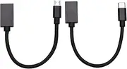 Daseeme OTG Cable USB C/Micro USB to USB Adapter USB C/Micro USB Male to USB 2.0 Female Adapter for Graphics Drawing Tablet U-Disk