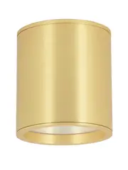 Surface 100mm LED Tri-Colour Surface Mounted Downlight in Brass