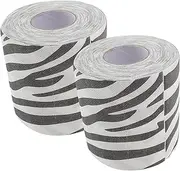 2pcs Printed Roll Paper Toilet Out Tape Animals The Animal Zebra Party Decorations Animal Print Ribbon Self Adhesive Leopard Ribbons Reptile Ribbon Paper Toilet