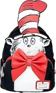 [Loungefly] Dr Seuss - Cat In The Hat Faux Fur Cos Backpack
