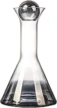 XWBLDBDFC Modern Glass Kettle Water Pitcher Large Capacity Glass Jug with Glass Ball Lid Used for Lemon Tea, Milk, Wine, 1500ml Jug