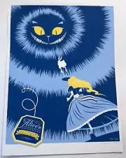 SIGNED Alice's Adventures in Wonderland Poster Art Print Eric Tan Follow Hobson